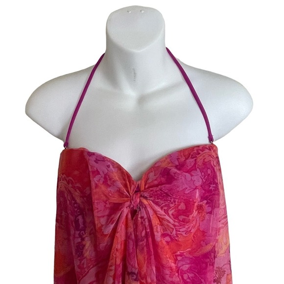 Lauren Ralph Lauren Calypso Flyaway One Piece Floral Swimsuit Size 8 - Picture 3 of 8